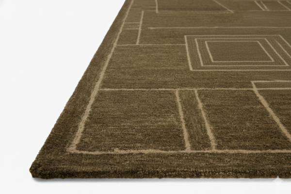 Modern Geometric Hand Tufted Rug
