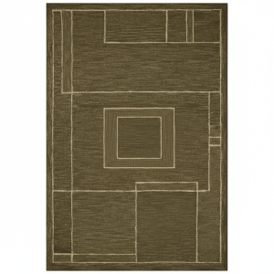 Modern Geometric Hand Tufted Rug