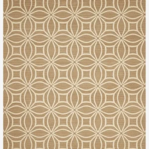 Modern Beige Geometric Hand Tufted Area Rug