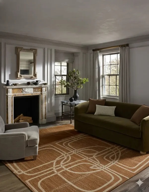 Modern Abstract Geometric Hand Tufted Rug