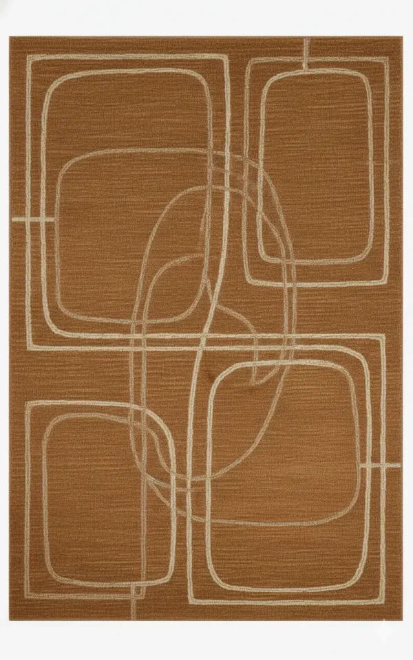 Modern Abstract Geometric Hand Tufted Rug
